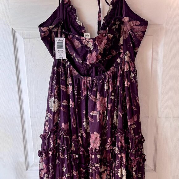 NWT Torrid Festi Halter Maxi Dress Size 1 - Picture 6 of 7